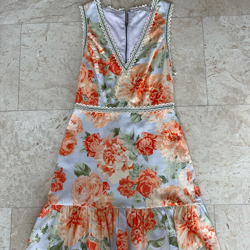 Alice&Olivia Floral Mini Dress